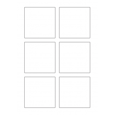 40574 - Label Size 80mm x 80mm - 6 label(s) per sheet 40574 - Label Size 80mm x 80mm - 6 label(s) per sheet