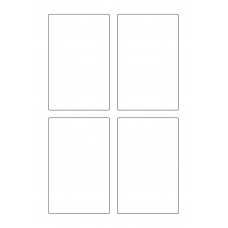 40575 - Label Size 80mm x 125mm - 4 label(s) per sheet 40575 - Label Size 80mm x 125mm - 4 label(s) per sheet