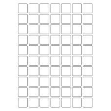 40576 - Label Size 25mm x 25mm - 70 label(s) per sheet 40576 - Label Size 25mm x 25mm - 70 label(s) per sheet