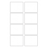40577 - Label Size 80mm x 65mm - 8 label(s) per sheet 40577 - Label Size 80mm x 65mm - 8 label(s) per sheet