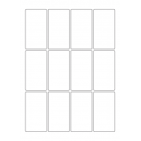 40578 - Label Size 45mm x 84mm - 12 label(s) per sheet 40578 - Label Size 45mm x 84mm - 12 label(s) per sheet