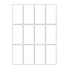 40578 - Label Size 45mm x 84mm - 12 label(s) per sheet 40578 - Label Size 45mm x 84mm - 12 label(s) per sheet