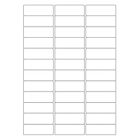 40579 - Label Size 63.5mm x 23mm - 36 label(s) per sheet 40579 - Label Size 63.5mm x 23mm - 36 label(s) per sheet