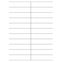 40581 - Label Size 105mm x 25.4mm - 22 label(s) per sheet 40581 - Label Size 105mm x 25.4mm - 22 label(s) per sheet