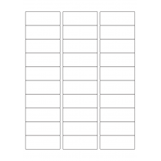 40582 - Label Size 64mm x 25.4mm - 30 label(s) per sheet 40582 - Label Size 64mm x 25.4mm - 30 label(s) per sheet