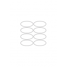 40583 - Label Size 55mm x 25mm - 8 label(s) per sheet 