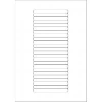 40588 - Label Size 100mm x 10mm - 24 label(s) per sheet 40588 - Label Size 100mm x 10mm - 24 label(s) per sheet