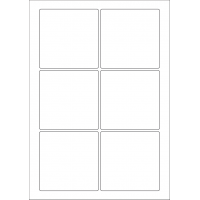 40590 - Label Size 88mm x 88mm - 6 label(s) per sheet 40590 - Label Size 88mm x 88mm - 6 label(s) per sheet