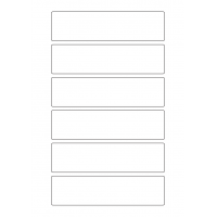 40599 - Label Size 155mm x 40mm - 6 label(s) per sheet 40599 - Label Size 155mm x 40mm - 6 label(s) per sheet