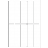 40602 - Label Size 35mm x 140mm - 10 label(s) per sheet 40602 - Label Size 35mm x 140mm - 10 label(s) per sheet