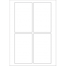 40603 - Label Size 80mm x 135mm - 4 label(s) per sheet 40603 - Label Size 80mm x 135mm - 4 label(s) per sheet