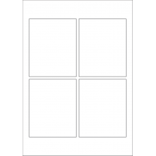 40609 - Label Size 90mm x 110mm - 4 label(s) per sheet 40609 - Label Size 90mm x 110mm - 4 label(s) per sheet