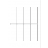 40610 - Label Size 40mm x 105mm - 8 label(s) per sheet 40610 - Label Size 40mm x 105mm - 8 label(s) per sheet