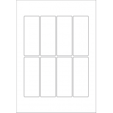 40610 - Label Size 40mm x 105mm - 8 label(s) per sheet 40610 - Label Size 40mm x 105mm - 8 label(s) per sheet