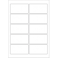 40613 - Label Size 94mm x 49mm - 10 label(s) per sheet 40613 - Label Size 94mm x 49mm - 10 label(s) per sheet