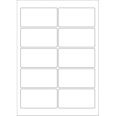 40613 - Label Size 94mm x 49mm - 10 label(s) per sheet 40613 - Label Size 94mm x 49mm - 10 label(s) per sheet