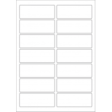 40614 - Label Size 93mm x 36mm - 14 label(s) per sheet 40614 - Label Size 93mm x 36mm - 14 label(s) per sheet