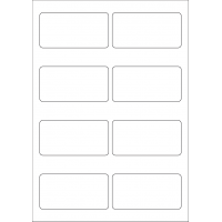 40615 - Label Size 92.5mm x 47mm - 8 label(s) per sheet 40615 - Label Size 92.5mm x 47mm - 8 label(s) per sheet