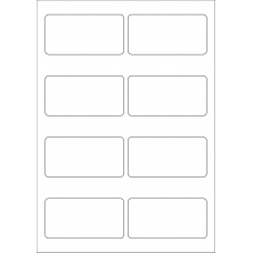 40615 - Label Size 92.5mm x 47mm - 8 label(s) per sheet 40615 - Label Size 92.5mm x 47mm - 8 label(s) per sheet
