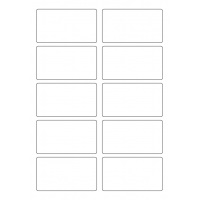 40616 - Label Size 90mm x 50mm - 10 label(s) per sheet 40616 - Label Size 90mm x 50mm - 10 label(s) per sheet