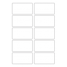 40616 - Label Size 90mm x 50mm - 10 label(s) per sheet 40616 - Label Size 90mm x 50mm - 10 label(s) per sheet