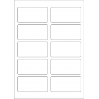 40617 - Label Size 90mm x 45mm - 10 label(s) per sheet 40617 - Label Size 90mm x 45mm - 10 label(s) per sheet