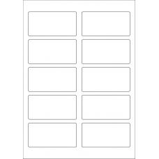40617 - Label Size 90mm x 45mm - 10 label(s) per sheet 40617 - Label Size 90mm x 45mm - 10 label(s) per sheet