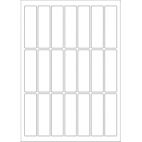 40618 - Label Size 25mm x 89mm - 21 label(s) per sheet 40618 - Label Size 25mm x 89mm - 21 label(s) per sheet