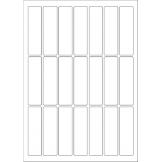 40618 - Label Size 25mm x 89mm - 21 label(s) per sheet 40618 - Label Size 25mm x 89mm - 21 label(s) per sheet