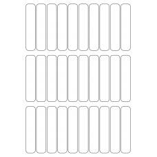 40619 - Label Size 18mm x 88mm - 30 label(s) per sheet 40619 - Label Size 18mm x 88mm - 30 label(s) per sheet
