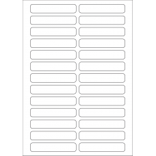 40620 - Label Size 87.53mm x 16.6mm - 26 label(s) per sheet 40620 - Label Size 87.53mm x 16.6mm - 26 label(s) per sheet
