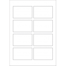 40621 - Label Size 86mm x 52.9mm - 8 label(s) per sheet 40621 - Label Size 86mm x 52.9mm - 8 label(s) per sheet