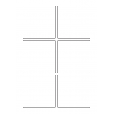 40622 - Label Size 85mm x 85mm - 6 label(s) per sheet 40622 - Label Size 85mm x 85mm - 6 label(s) per sheet