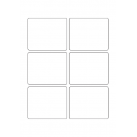 40623 - Label Size 85mm x 70mm - 6 label(s) per sheet 40623 - Label Size 85mm x 70mm - 6 label(s) per sheet
