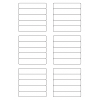 40624 - Label Size 83mm x 17mm - 30 label(s) per sheet 40624 - Label Size 83mm x 17mm - 30 label(s) per sheet
