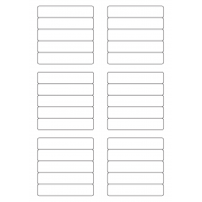 40624 - Label Size 83mm x 17mm - 30 label(s) per sheet 40624 - Label Size 83mm x 17mm - 30 label(s) per sheet