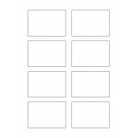 40627 - Label Size 81mm x 55.827mm - 8 label(s) per sheet 40627 - Label Size 81mm x 55.827mm - 8 label(s) per sheet