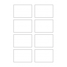 40627 - Label Size 81mm x 55.827mm - 8 label(s) per sheet 40627 - Label Size 81mm x 55.827mm - 8 label(s) per sheet