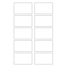 40629 - Label Size 80.081mm x 49.742mm - 10 label(s) per sheet 40629 - Label Size 80.081mm x 49.742mm - 10 label(s) per sheet