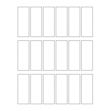 40630 - Label Size 30mm x 80mm - 18 label(s) per sheet 40630 - Label Size 30mm x 80mm - 18 label(s) per sheet