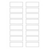 40633 - Label Size 78mm x 28mm - 16 label(s) per sheet 40633 - Label Size 78mm x 28mm - 16 label(s) per sheet