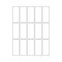 40635 - Label Size 32mm x 75mm - 15 label(s) per sheet 40635 - Label Size 32mm x 75mm - 15 label(s) per sheet