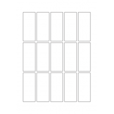 40635 - Label Size 32mm x 75mm - 15 label(s) per sheet 40635 - Label Size 32mm x 75mm - 15 label(s) per sheet