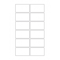 40637 - Label Size 70mm x 40mm - 12 label(s) per sheet 40637 - Label Size 70mm x 40mm - 12 label(s) per sheet