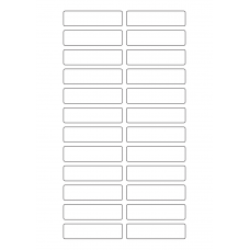 40638 - Label Size 70mm x 18mm - 24 label(s) per sheet 40638 - Label Size 70mm x 18mm - 24 label(s) per sheet