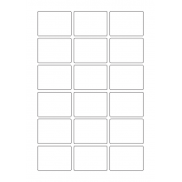40643 - Label Size 55mm x 40mm - 18 label(s) per sheet 40643 - Label Size 55mm x 40mm - 18 label(s) per sheet