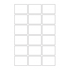 40643 - Label Size 55mm x 40mm - 18 label(s) per sheet 40643 - Label Size 55mm x 40mm - 18 label(s) per sheet