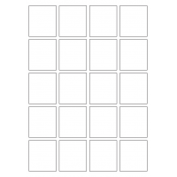 40645 - Label Size 46mm x 51.5mm - 20 label(s) per sheet 40645 - Label Size 46mm x 51.5mm - 20 label(s) per sheet