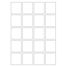 40645 - Label Size 46mm x 51.5mm - 20 label(s) per sheet 40645 - Label Size 46mm x 51.5mm - 20 label(s) per sheet