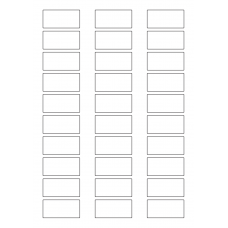 40646 - Label Size 48mm x 23.5mm - 30 label(s) per sheet 40646 - Label Size 48mm x 23.5mm - 30 label(s) per sheet